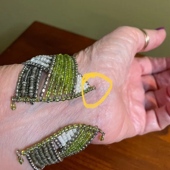 Beaded Cuff Bracelet - Picture 10 of 10